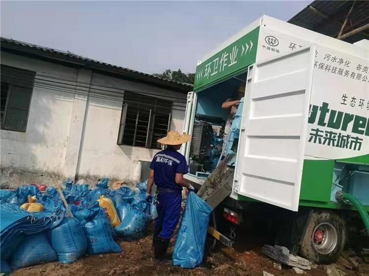新乡工业污泥压干处理